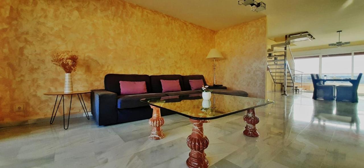 Penthouse With Private Pool, Hot Tub Jacuzzi With Sea Views And Chill-Out Zone, Close To The Sea Marbella Exteriör bild