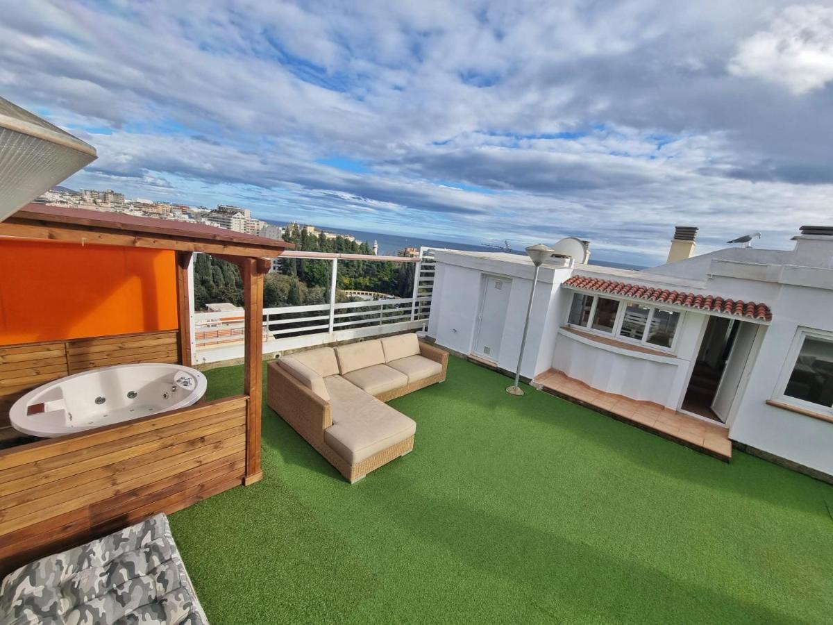 Penthouse With Private Pool, Hot Tub Jacuzzi With Sea Views And Chill-Out Zone, Close To The Sea Marbella Exteriör bild