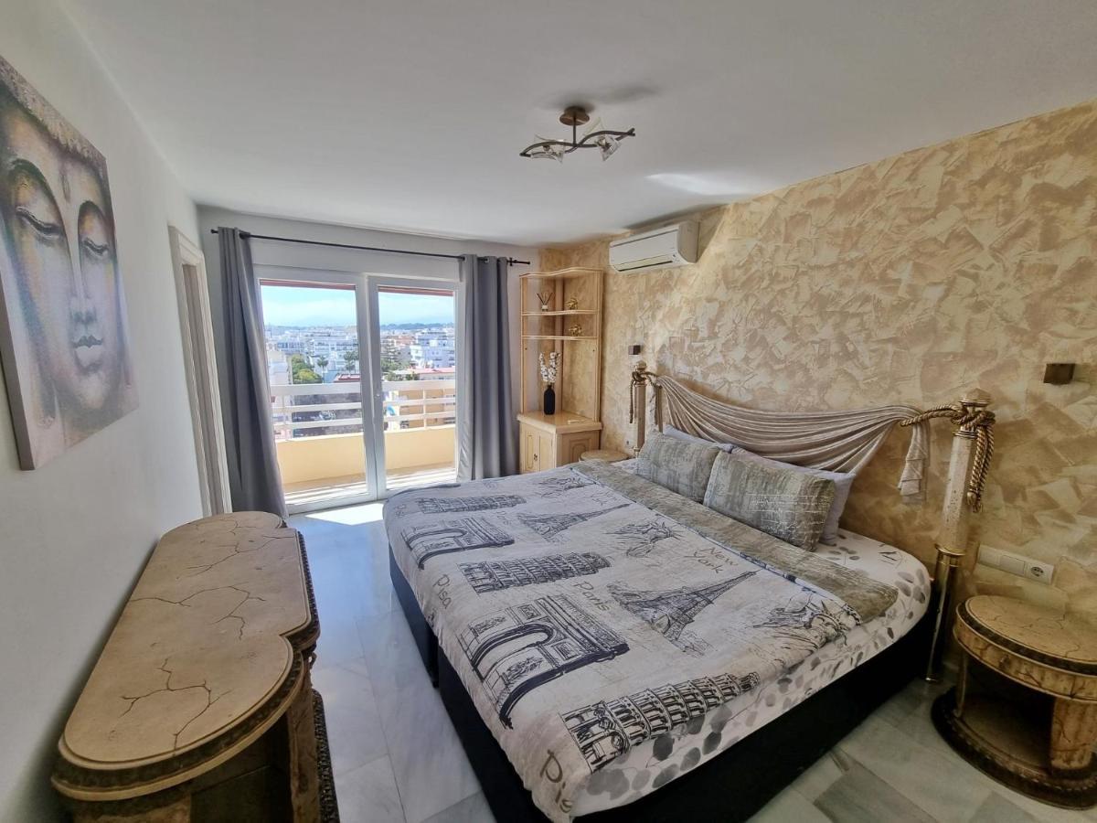 Penthouse With Private Pool, Hot Tub Jacuzzi With Sea Views And Chill-Out Zone, Close To The Sea Marbella Exteriör bild