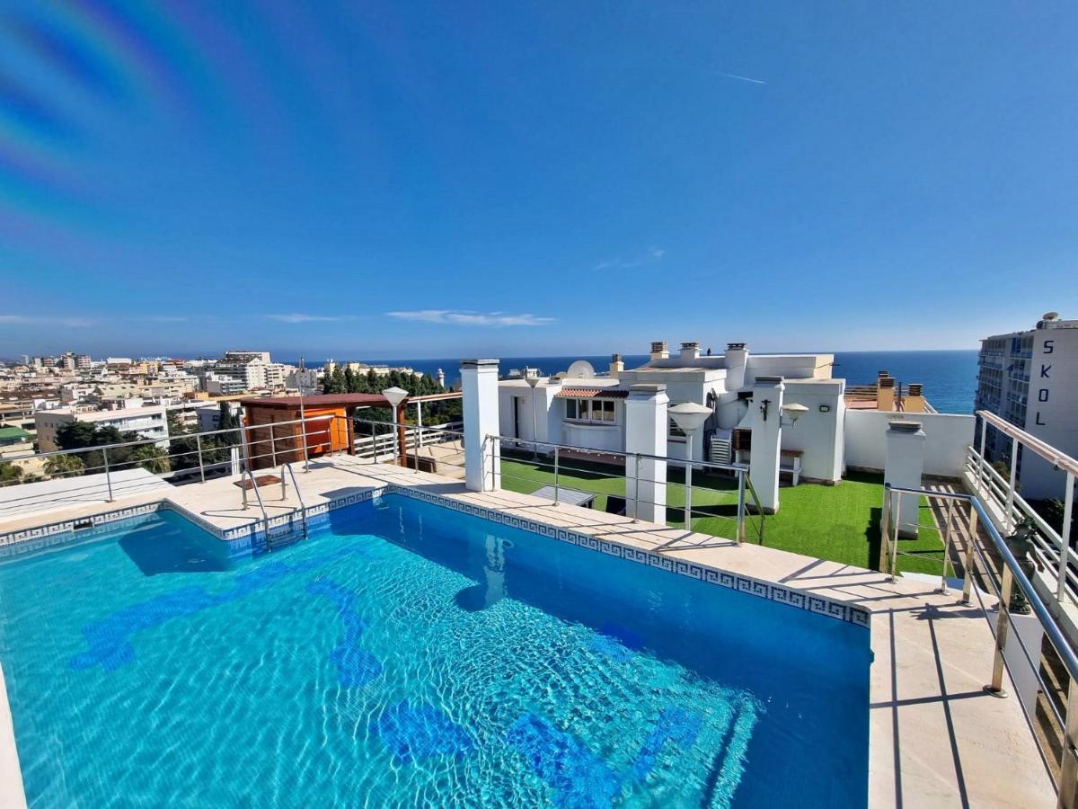 Penthouse With Private Pool, Hot Tub Jacuzzi With Sea Views And Chill-Out Zone, Close To The Sea Marbella Exteriör bild