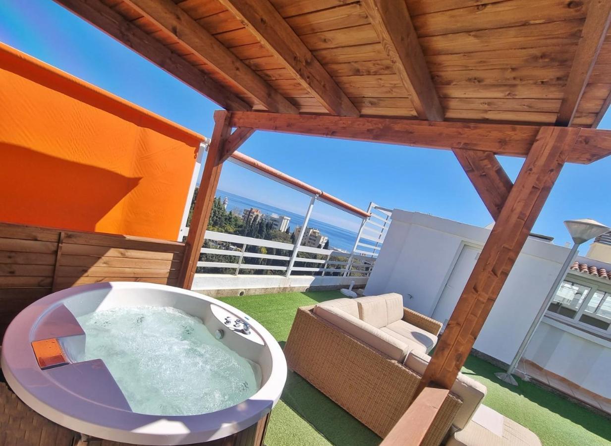 Penthouse With Private Pool, Hot Tub Jacuzzi With Sea Views And Chill-Out Zone, Close To The Sea Marbella Exteriör bild