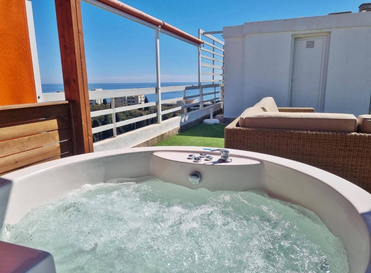 Penthouse With Private Pool, Hot Tub Jacuzzi With Sea Views And Chill-Out Zone, Close To The Sea Marbella Exteriör bild